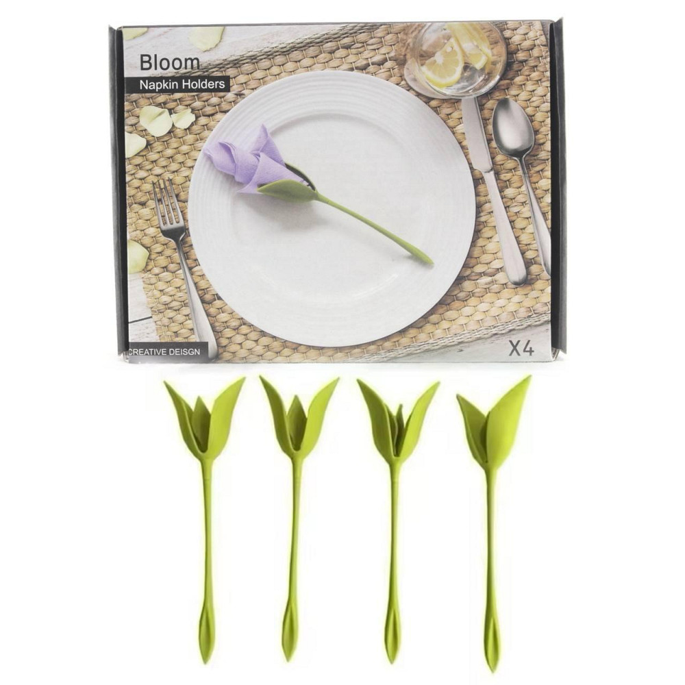 Набор салфетниц Bloom для сервировки 4 шт Одеса - зображення 1