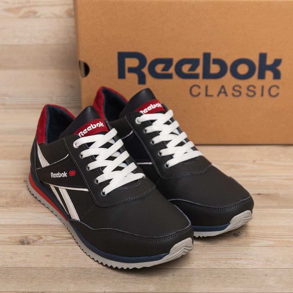 Мужские кожаные кроссовки Anser Reebok NS blue Киев - изображение 12