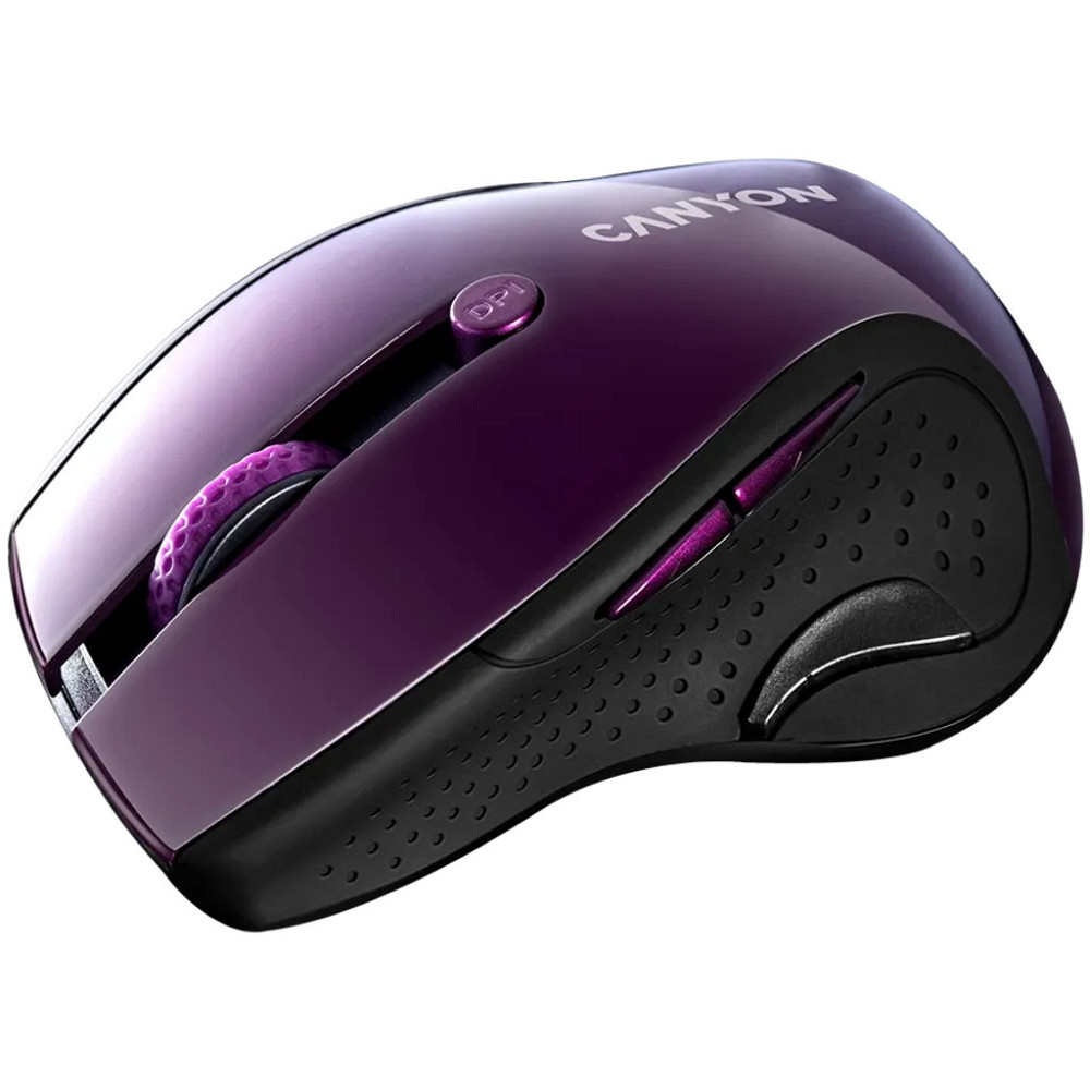 Мышь компьютерная безпроводная Canyon CNS-CMSW01P Purple фиолетовая Киев - изображение 3