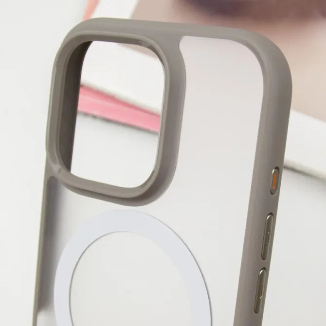 TPU+PC чехол Blueo Skin Friendly Frosted with MagSafe для Apple iPhone 16 Pro (6.3") Херсон - изображение 12