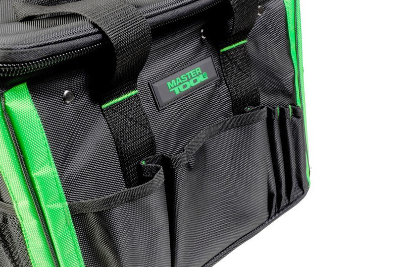 Сумка для инструментов MASTERTOOL 360х270х240 мм 23 кармана усиленное дно съемный ремешок 1680 DEN 7 Харків - зображення 8