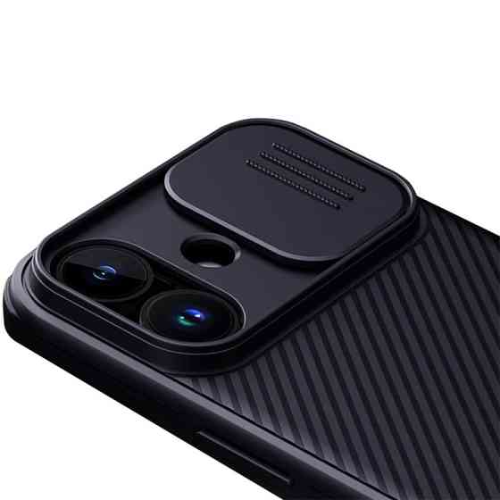 Карбоновая накладка Nillkin CamShield Pro для Apple iPhone 17 (6.3") Херсон