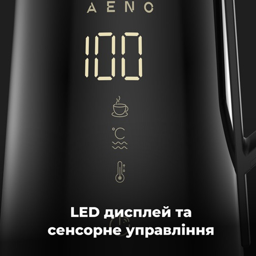 Электрочайник AENO AEK0007S 1.7 л черный Київ - зображення 10
