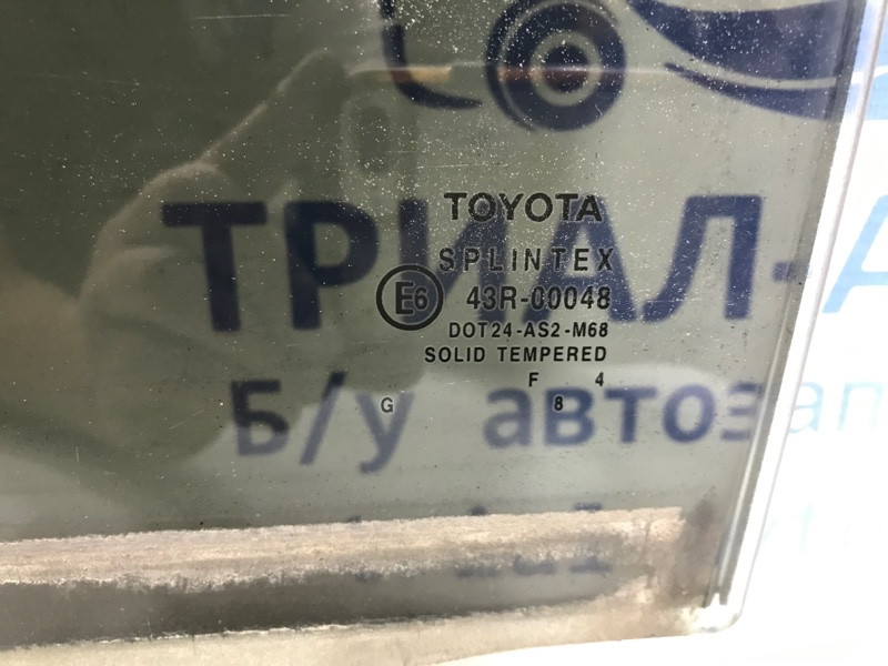 Стекло двери заднее левое Toyota Avensis T25 1.8 БЕНЗИН 1ZZFE 2002 (б/у) Киев - изображение 3