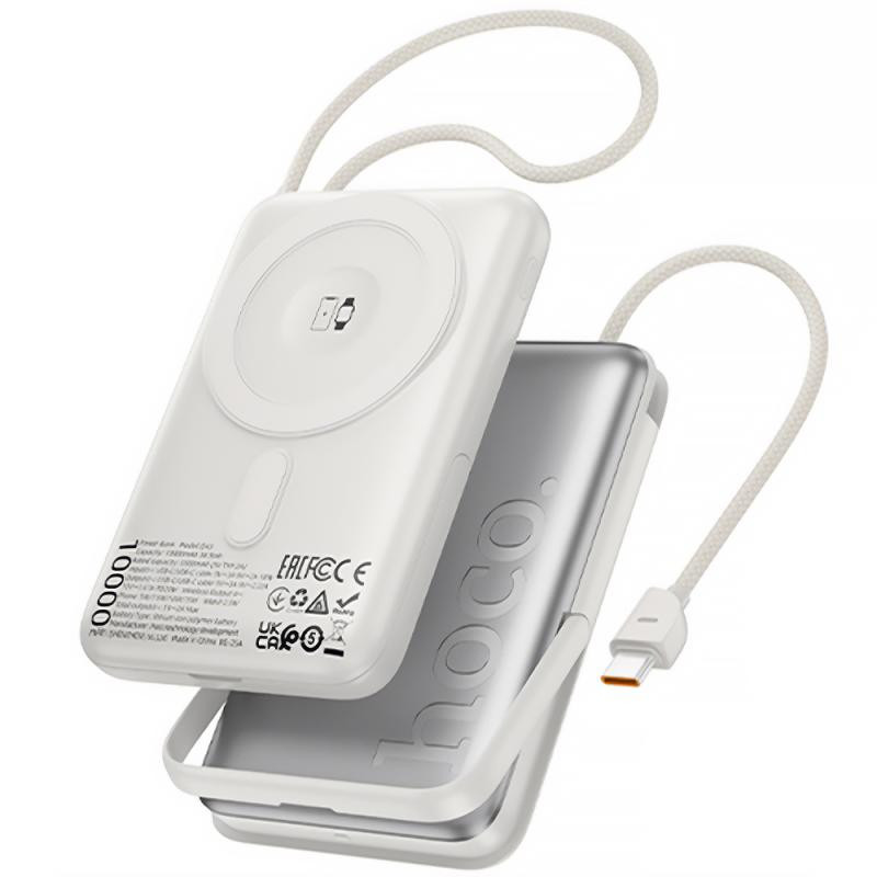 Портативное ЗУ Power Bank Hoco Q43 Clever PD20W с БЗУ+iWatch Type-C 10000 mAh Херсон - изображение 1