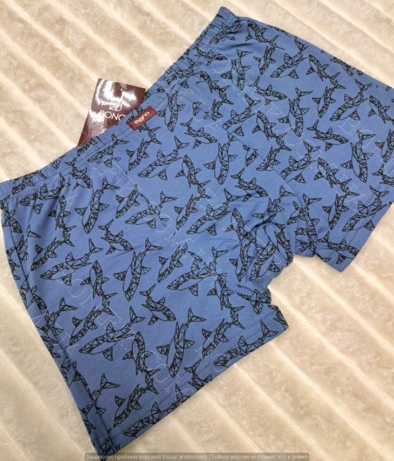 Мужские трусы с рисунком "акул" (арт. МШ 950428) Кривий Ріг - зображення 2