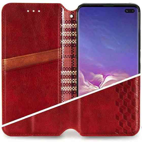 Кожаный чехол-книжка GETMAN Cubic (PU) для Samsung Galaxy A07 Херсон