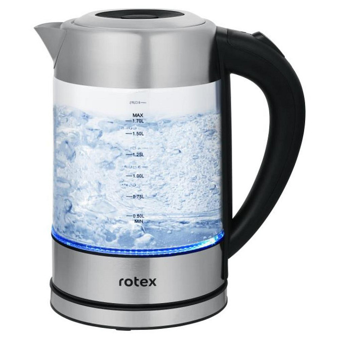 Электрочайник Rotex RKT87-SGS 1.7 л серебристый Київ - зображення 1