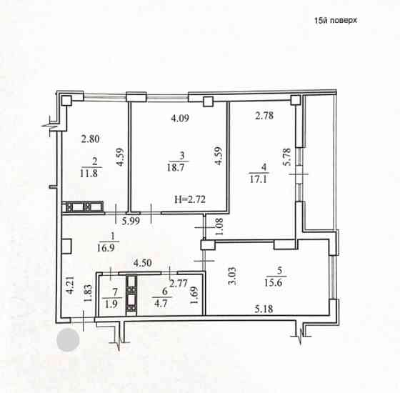 3к квартира 92м² в ЖК «Журавлі» — видова! Харків