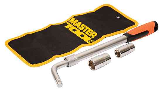 Ключ баллонный MASTERTOOL телескопический 17×19×21×23 мм CrV в чехле 78-0100 Харків