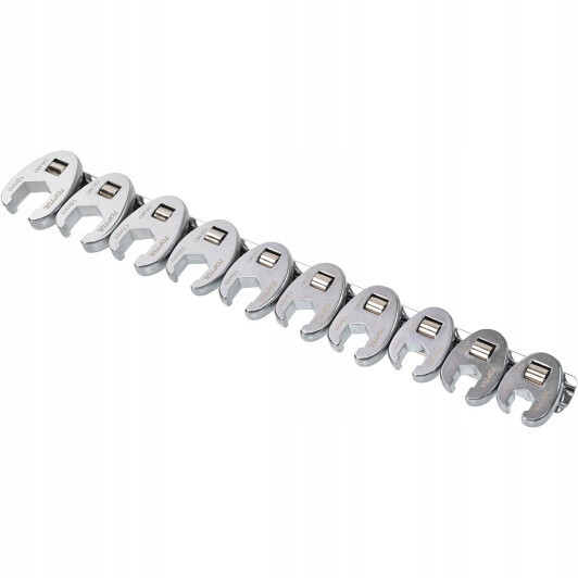 Набор ключей разрезных односторонних TOPTUL 3/8" 10шт 10-19мм GAAR1001 Харьков - изображение 4