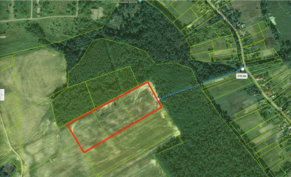 Продам земельну ділянку в Козичанка 3,45 га під забудову Макарів - зображення 2