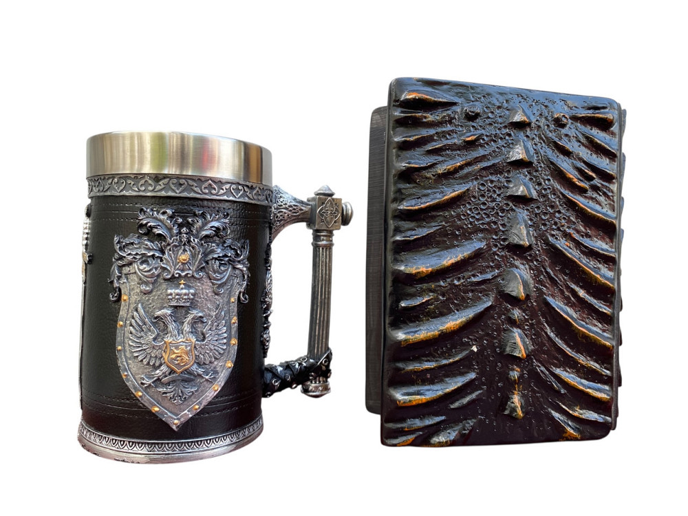 Подарочный набор Кружка 3 Щит и Корона и Блокнот 3 «Жар Сердца Дракона» Київ - зображення 4