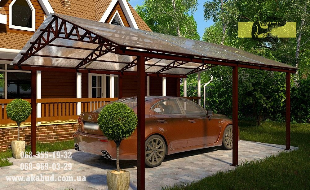 Навіс для автомобіля. Навіс для авто. Розпашні ворота Кривий Ріг - зображення 4