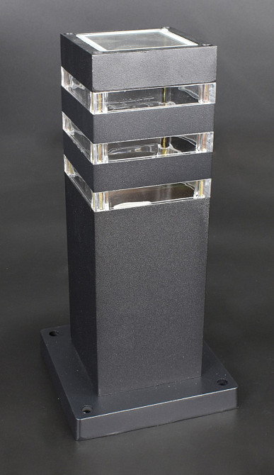 Вуличний ліхтар стовпчик 8024/30-bk Чорний 29х14х14 см. Киев - изображение 1