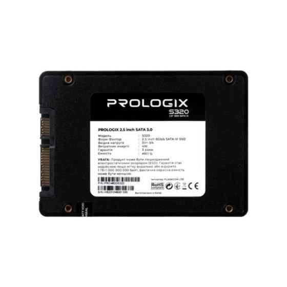 Накопичувач SSD 480GB Prologix S320 2.5" SATAIII 3D TLC (PRO480GS320) (Код товару:43395) Харьков
