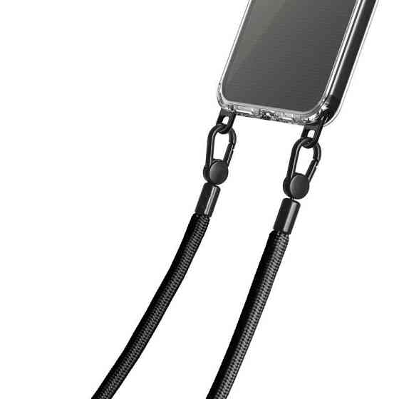 Чехол TPU Transparent with Straps для Apple iPhone 12 Pro Max (6.7") Херсон