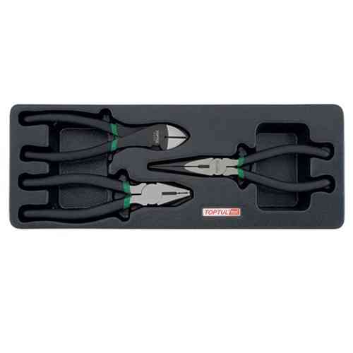 Набор шарнирно-губцевого инструмента 3ед. (в ложементе) TOPTUL GBAT0304 Харьков