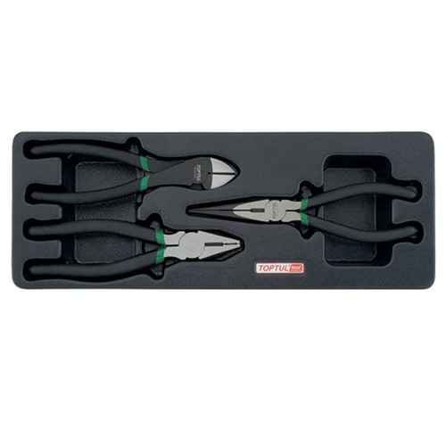 Набор шарнирно-губцевого инструмента 3ед. (в ложементе) TOPTUL GBAT0304 Харьков - изображение 1