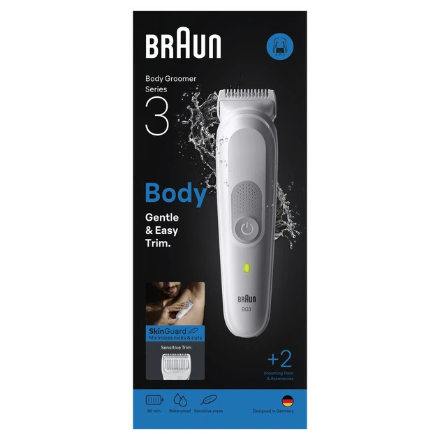 Триммер универсальный Braun Body Groomer Series 3 BG3500 4 Вт белый Киев - изображение 8