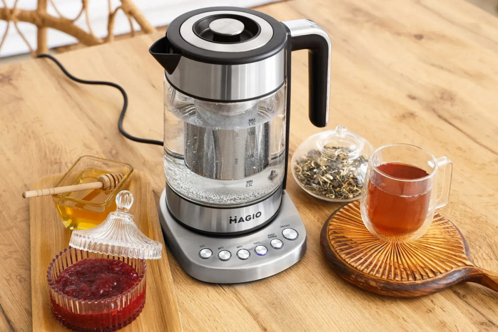 Электрочайник Magio MG-494 1.7 л серебристый Київ - зображення 5