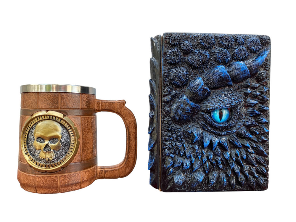 Подарочный набор Кружка 3 Череп и Блокнот 3 «Книга Теней и Глубин» Киев - изображение 3