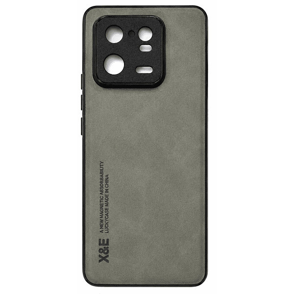DM Чохол Magnet Leather Case для Xiaomi 13 Pro Light Gray Харків - зображення 2
