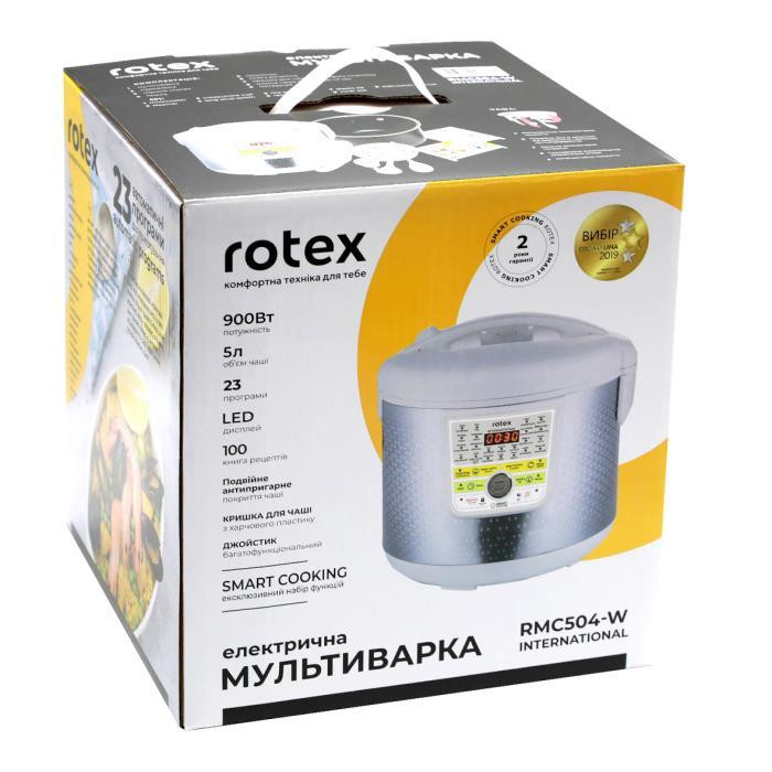 Мультиварка Rotex International RMС504-W 900 Вт Київ - зображення 5