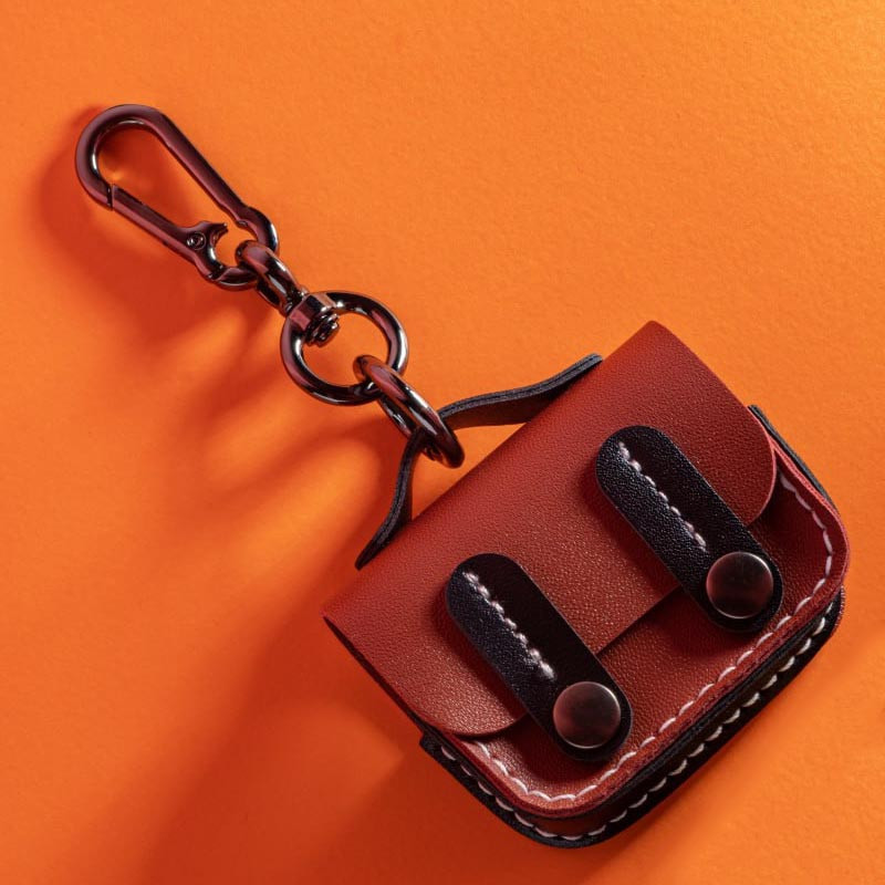 Кожаный футляр Briefcase для наушников AirPods Pro Херсон - зображення 3