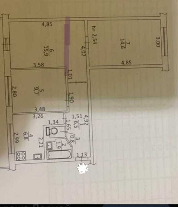 продажа 3-к квартира Киев, Деснянский, 43500 $ Київ - зображення 2