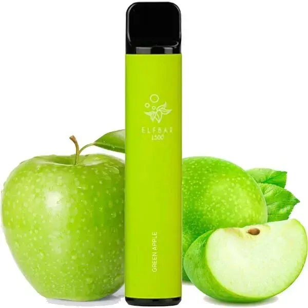 Pod-система ELFBAR 1500 Green Apple Запорожье - изображение 1
