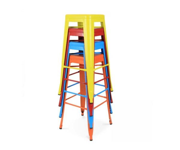 Стілець Толікс барний високий блакитний Дніпро - зображення 4