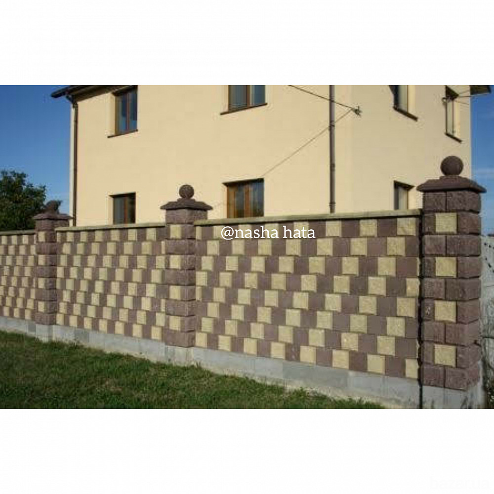 Паркан із блоку декоративного Львів - зображення 1