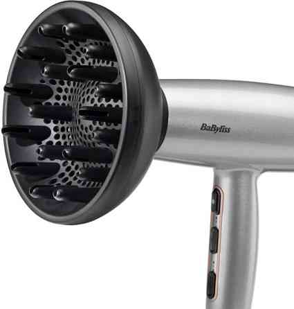 Фен Babyliss D580DE 2100 Вт серебристый Київ