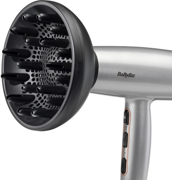 Фен Babyliss D580DE 2100 Вт серебристый Київ - зображення 4