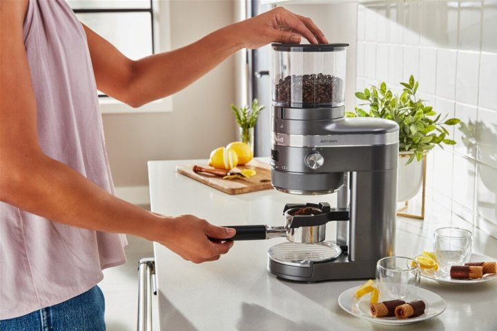 Кофемолка KitchenAid Artisan 5KСG8433EMS 150 Вт серая Київ - зображення 10