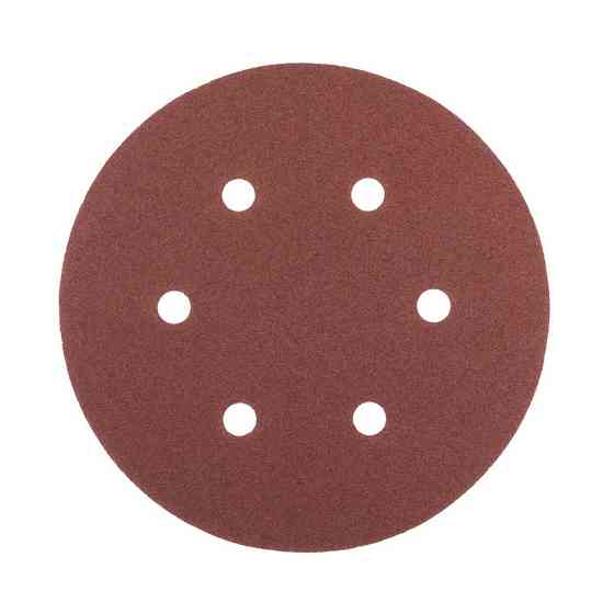 Круг шлифовальный на липучке MASTERTOOL 225 мм/6 отв P60 набор 5 шт 08-2006-H Харків