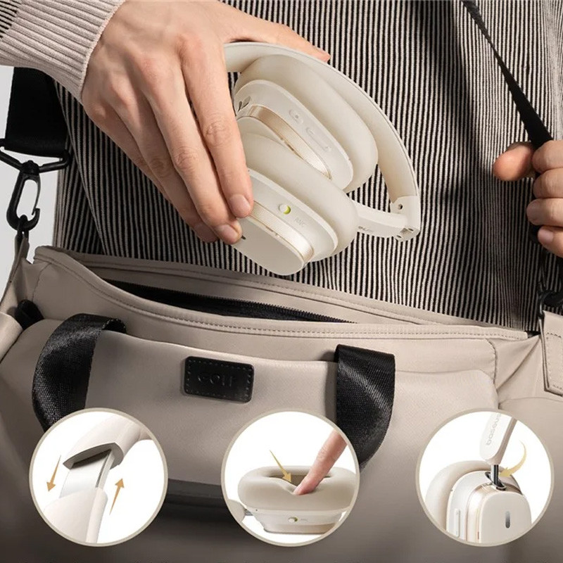 Уценка Накладные беспроводные наушники Baseus Bowie H1s Noise-Cancellation (A00075301) Херсон - зображення 3