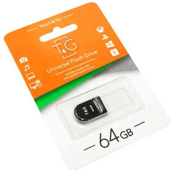 Флеш пам'ять T&G 010 64GB Shorty Series Black (TG010-64GB) Харків