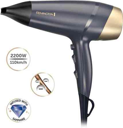 Фен Remington Sapphire Luxe Hairdryer D5805 2200 Вт синий Київ