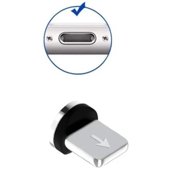 Магнітна заглушка Heemax для зарядного кабелю Lightning (Код товару:22329) Харків - зображення 6