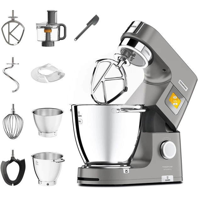 Кухонная машинамашина Kenwood Titanium Chef Patissier XL KWL90.244SI 1400 Вт серая Київ - зображення 1