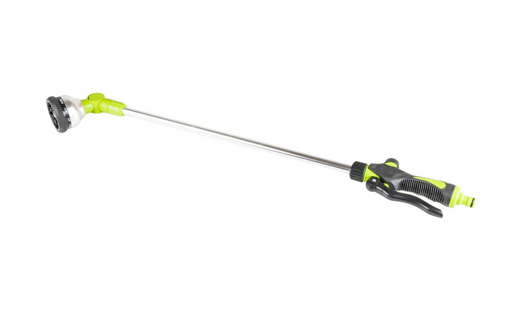 Пистолет для полива MASTERTOOL JET LINE 10 режимов штанга 800 мм TPR покрытие 92-9320 Харків - зображення 1