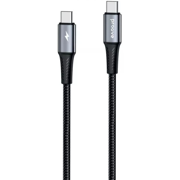 Кабель Proove WireX Pro Type-C to Type-C 100W 1.5m Black (CCWX11002201) Харків - зображення 1