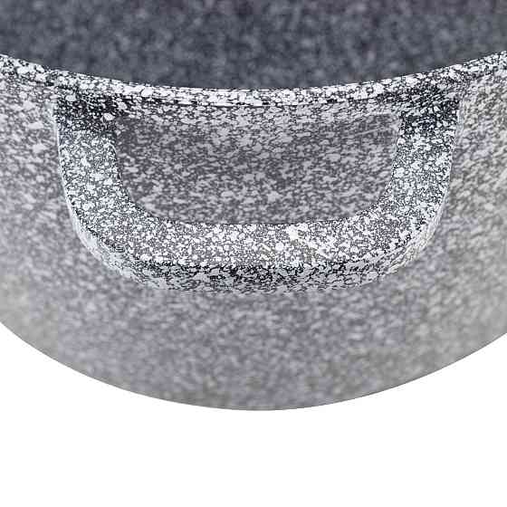 Кастрюля Ofenbach Snow Marble 100504 антиприграрная с крышкой 10л 28х20см Одесса