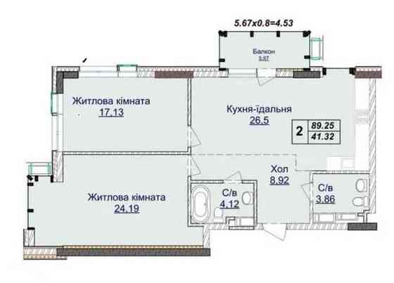 Без % Продаж 2к квартири 90 м2 ЖК Новопечерські Липки, Верхогляда 22-Б Київ