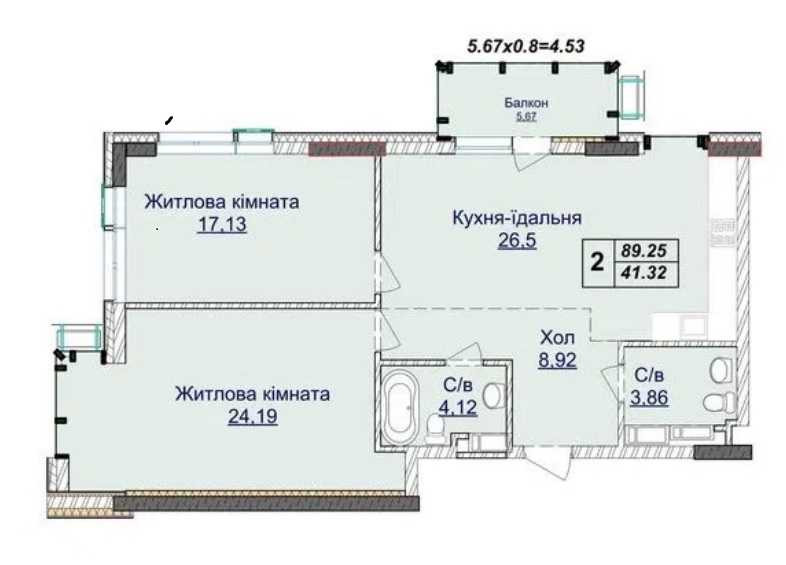 Без % Продаж 2к квартири 90 м2 ЖК Новопечерські Липки, Верхогляда 22-Б Київ - зображення 2