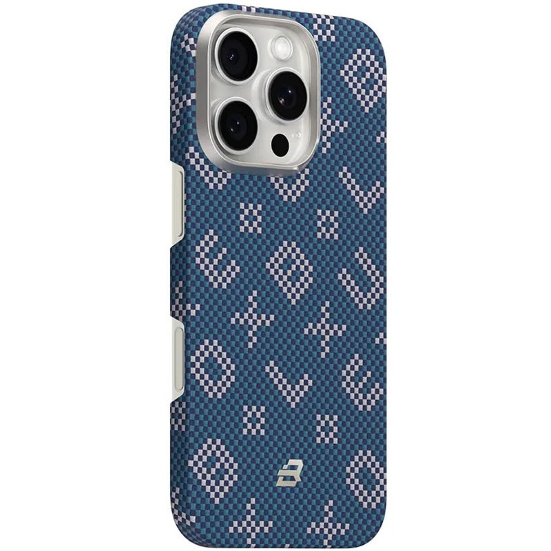 TPU+PC чехол Blueo Gilded Tactile Woven with Magnetic Fit для Apple iPhone 16 Pro (6.3") Херсон - зображення 1