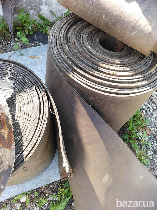 Транспортерная лента 50 см.,товщина 7 та 9 мм.(куски 22 та 27 метрів-по 300 грн/м.п). Харків - зображення 1