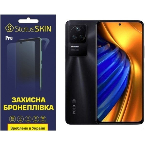Поліуретанова плівка StatusSKIN Pro на екран Xiaomi Redmi K40S/K50/K50 Pro/Poco F4 Глянцева (Код тов Харьков - изображение 3
